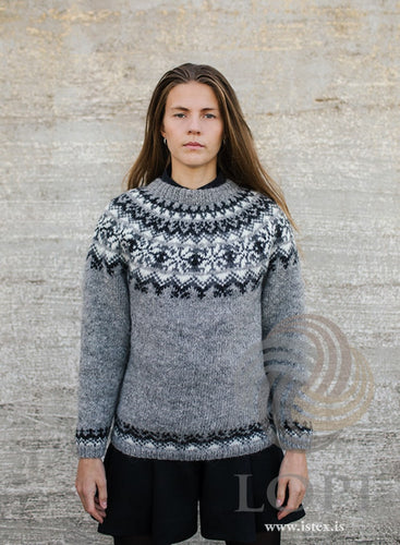 Opskrift på 42-13 FRÆ - Islandsk damesweater fra Istex