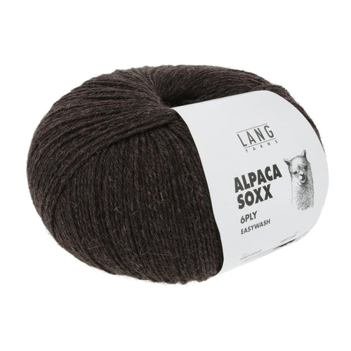 Lang Yarns Alpaca Soxx 6 Ply brun [0068]