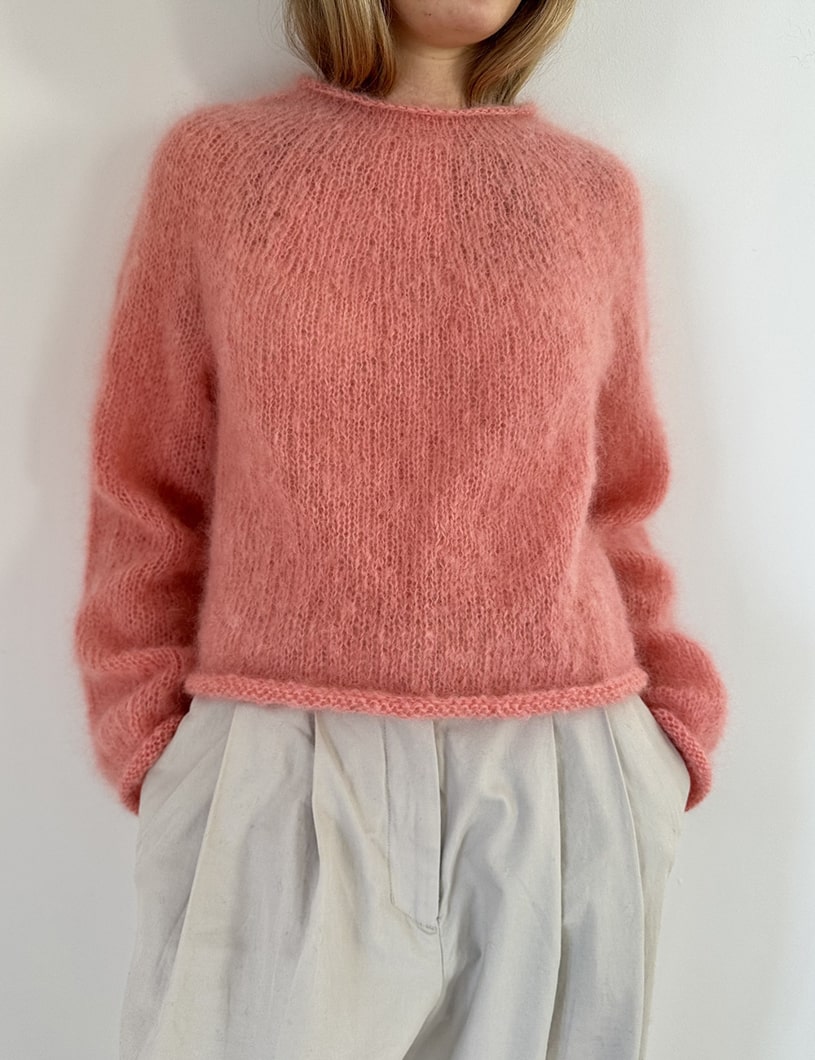 Plain Yoke Sweater SiKi Garn
