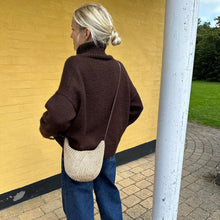 Indlæs billede til gallerivisning PetiteKnit For til taske med rund bund - 58 cm - natur