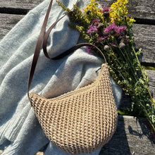 Indlæs billede til gallerivisning PetiteKnit For til taske med rund bund - 58 cm - natur