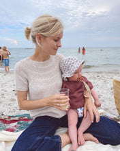 Indlæs billede til gallerivisning Opskrift på Ankers Sommerbluse fra PetiteKnit