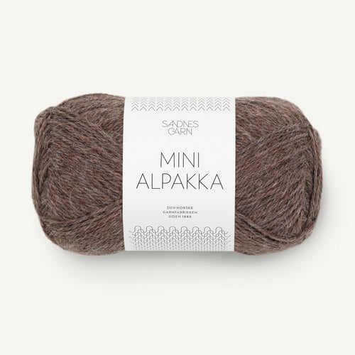 Sandnes Garn Mini Alpakka mellembrun meleret [2652]