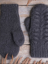 Indlæs billede til gallerivisning Opskrift på Bregnevotten på tykke pinde - herre fra Sandnes Garn