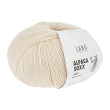 Indlæs billede til gallerivisning Poppy Tee garnpakke [Alpaca Soxx 6ply Lang Yarns]
