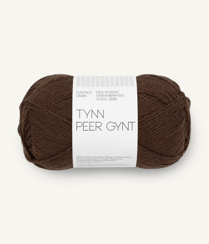Tynn Peer Gynt mørk brun [3082]