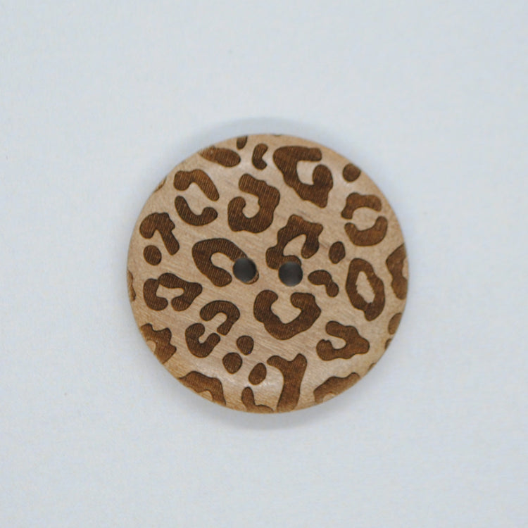 Knap træ leopard [20mm]