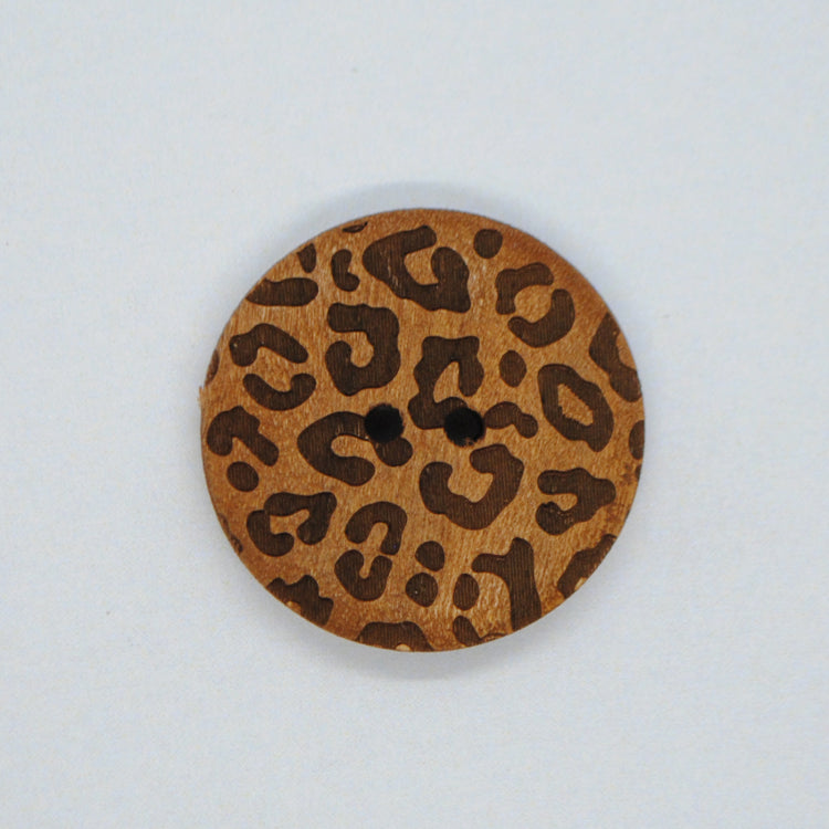 Knap træ leopard [20mm]