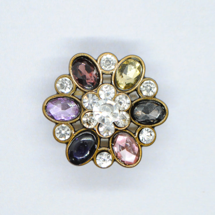 Knap m/øje crystal [23mm]