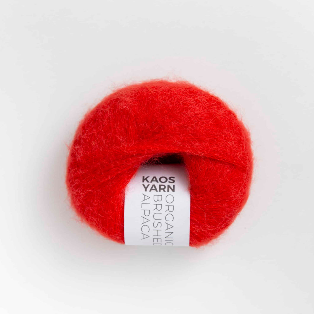 Organic Brushed Alpaca orange [2031]