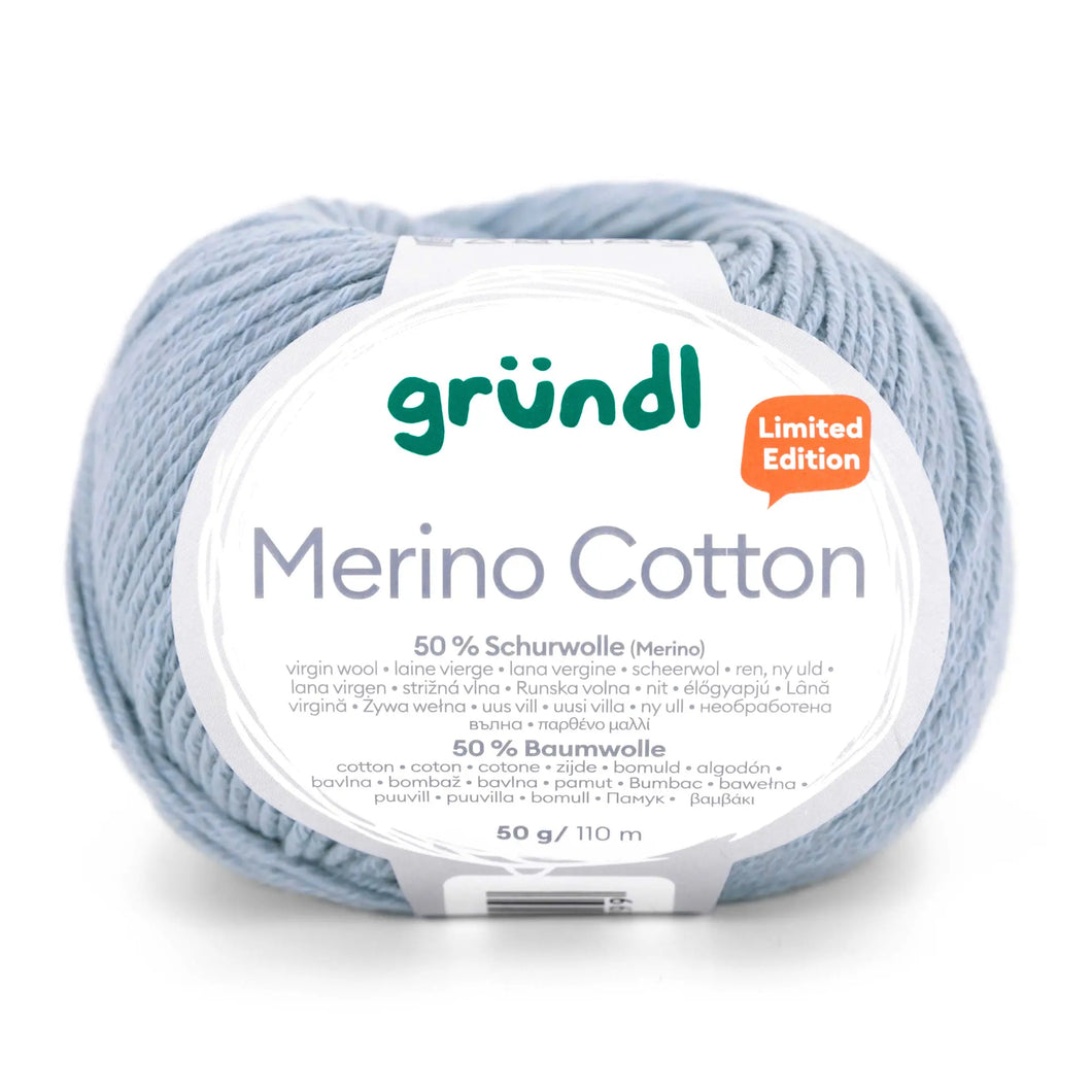 Merino Cotton sart lyseblå [06]