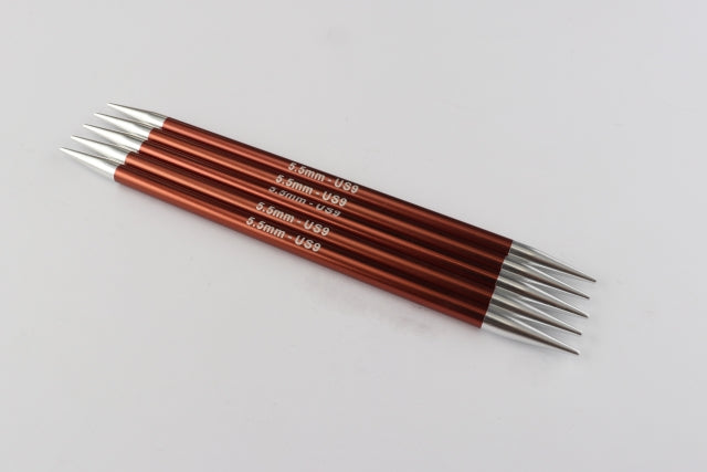 KnitPro Zing Strømpepinde 5.5mm (20 cm)