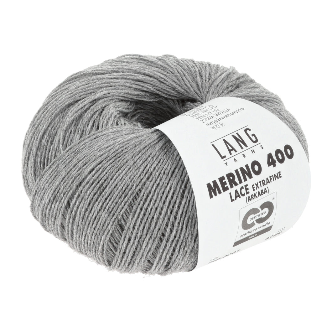 Merino 400 Lace lys grå [0003]