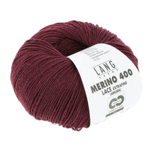Indlæs billede til gallerivisning Merino 400 Lace vinrød [0064]
