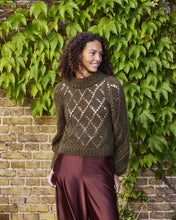 Indlæs billede til gallerivisning Sweater med rombemønster [Bella byPermin] 8932123
