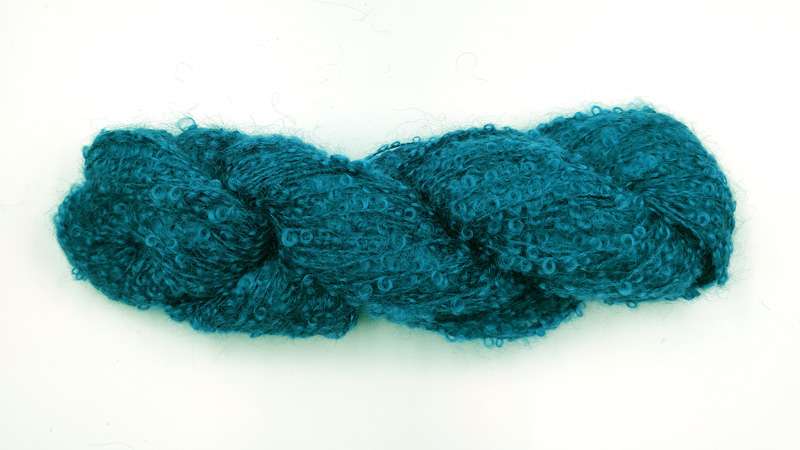 Bouclé petrol [1033]