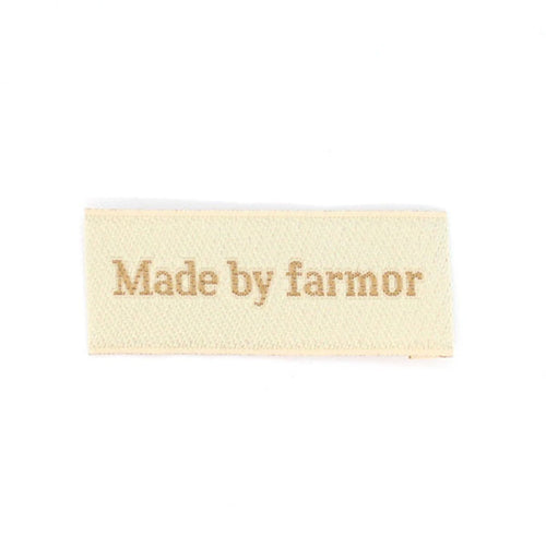 Label Made by farmor (stof)
