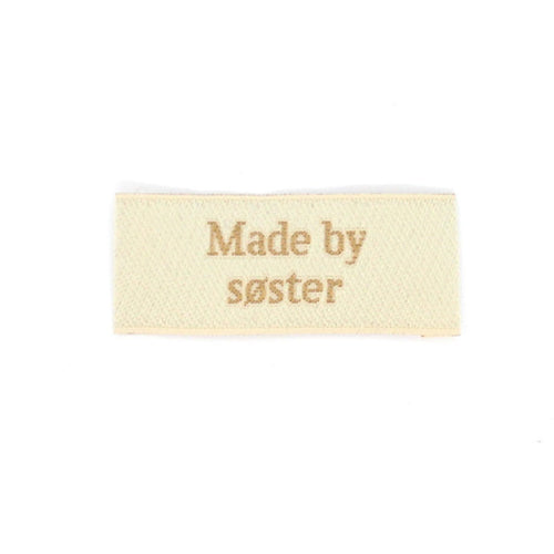 Label Made by søster (stof)