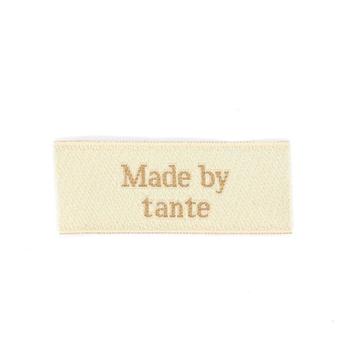 Label Made by tante (stof)