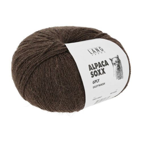 Lang Yarns Alpaca Soxx 6 Ply brun [0067]