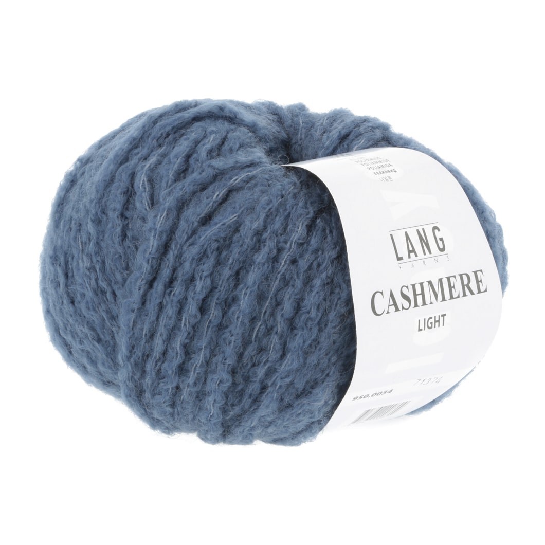 Lang Yarns Cashmere Light blå [0034]