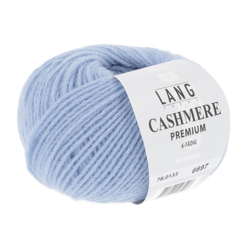 Lang Yarns Cashmere Premium dueblå [0133]