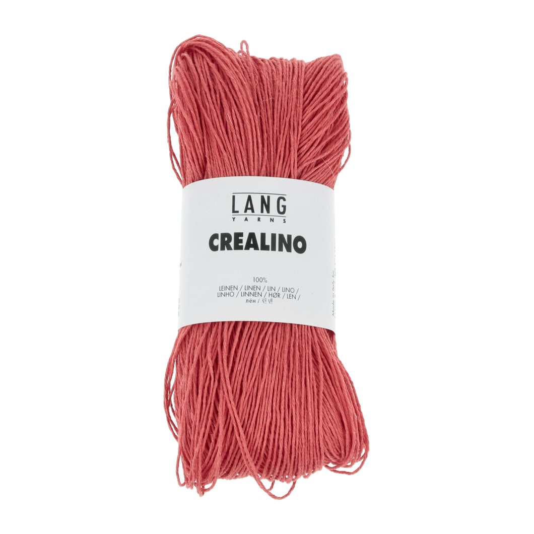 Lang Yarns Crealino mørk lyserød [0029]