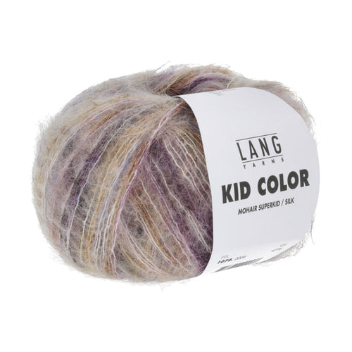 Lang Yarns Kid Color lilla/orange [0004]