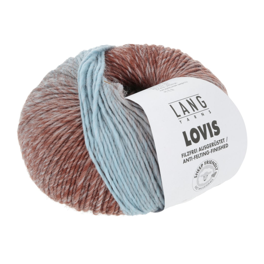 Lang Yarns Lovis brun/lyseblå [0003]