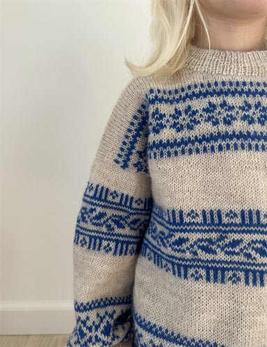 Opskrift på Porcelain Sweater Junior fra Le Knit / Lene Holme Samsøe