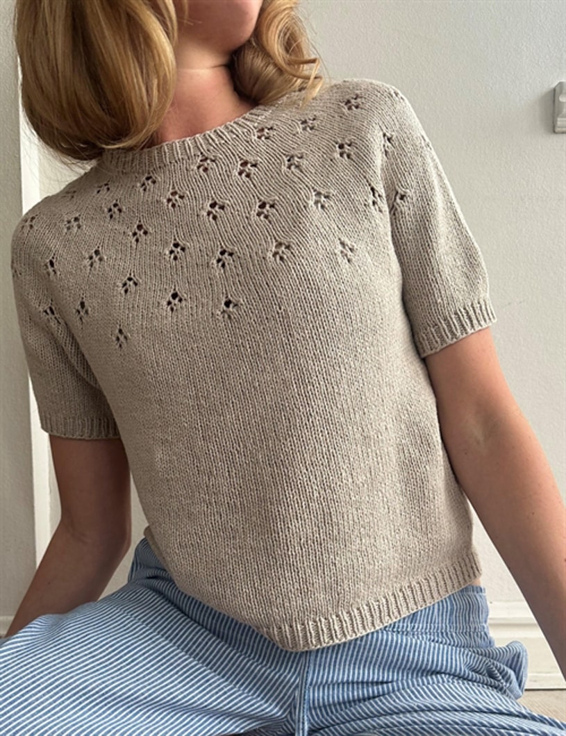 Opskrift på Clover Tee fra Le Knit