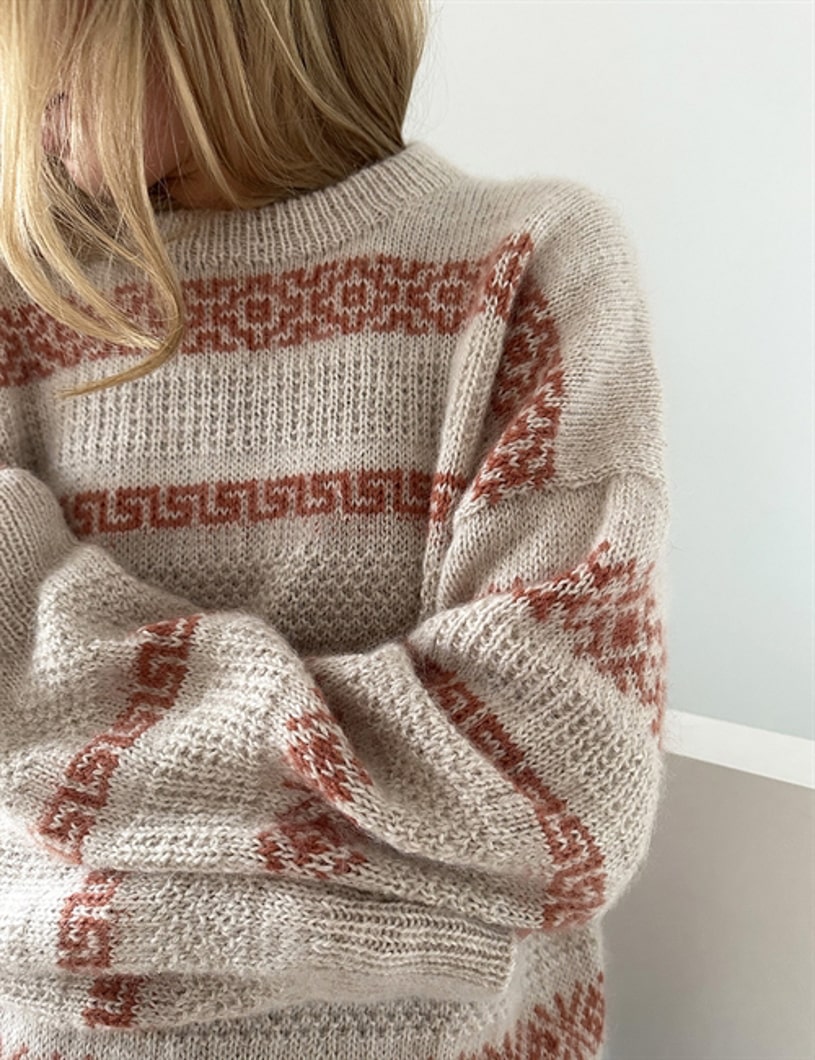 Opskrift på Terracotta Sweater fra Le Knit