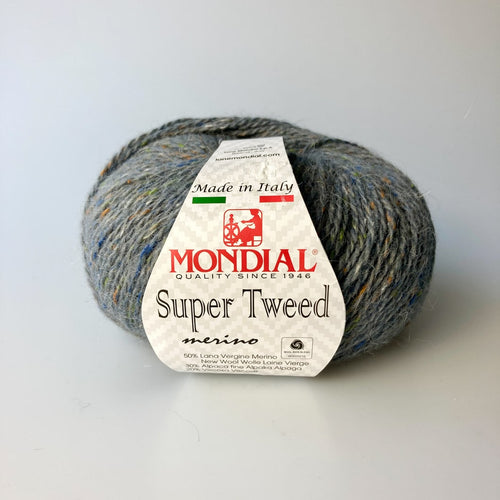 Mondial Super Tweed Merino grågrøn [433]