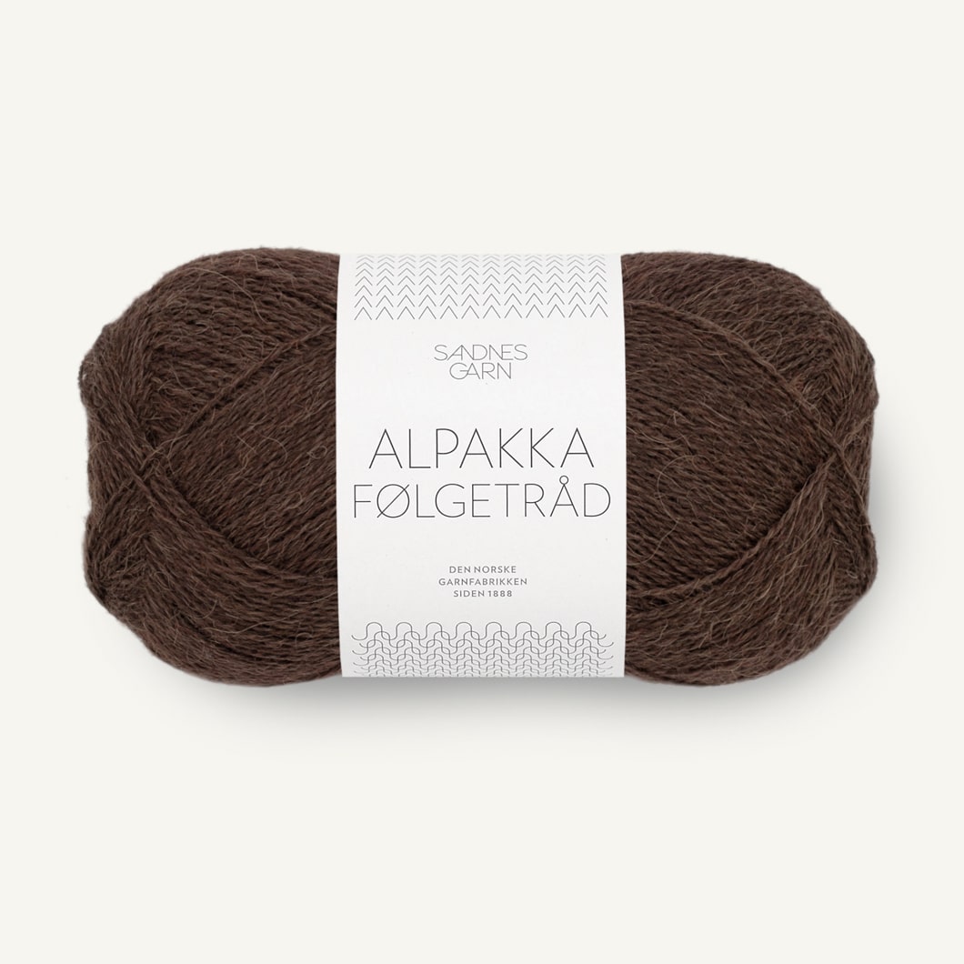 Sandnes Garn Alpakka Følgetråd cacao nibs [3091]