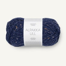 Indlæs billede til gallerivisning Sandnes Garn Alpakka Ull marineblå tweed [5585]
