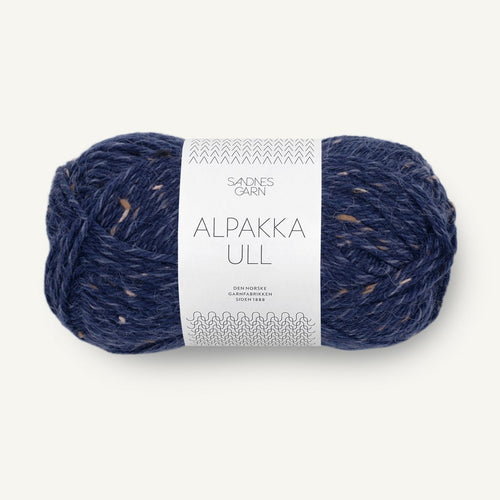Sandnes Garn Alpakka Ull marineblå tweed [5585]