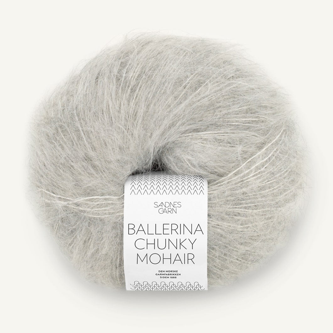 Sandnes Garn Ballerina Chunky Mohair gråmeleret [1022]