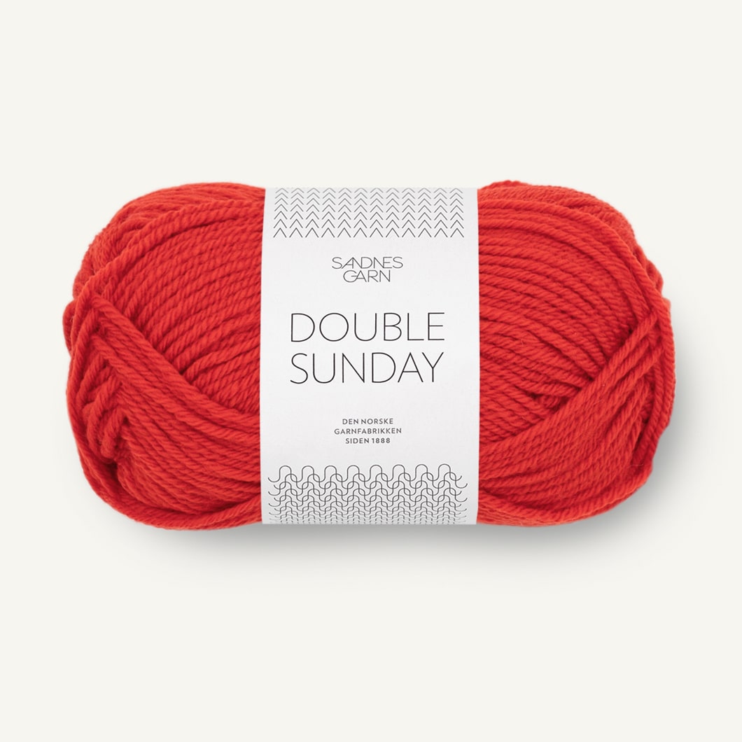 Sandnes Garn Double Sunday scarlet red [4018]