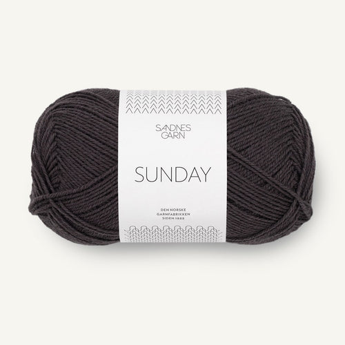 Sandnes Garn Sunday bristol black [3800]