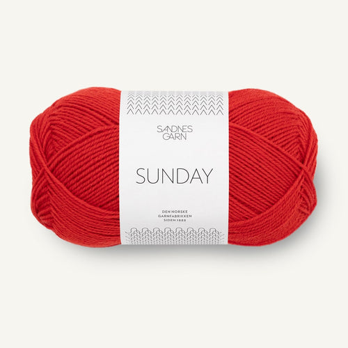 Sandnes Garn Sunday scarlet red [4018]