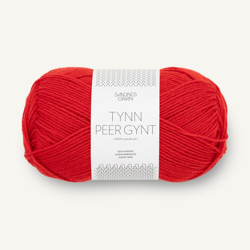 Sandnes Garn Tynn Peer Gynt scarlet red [4018]