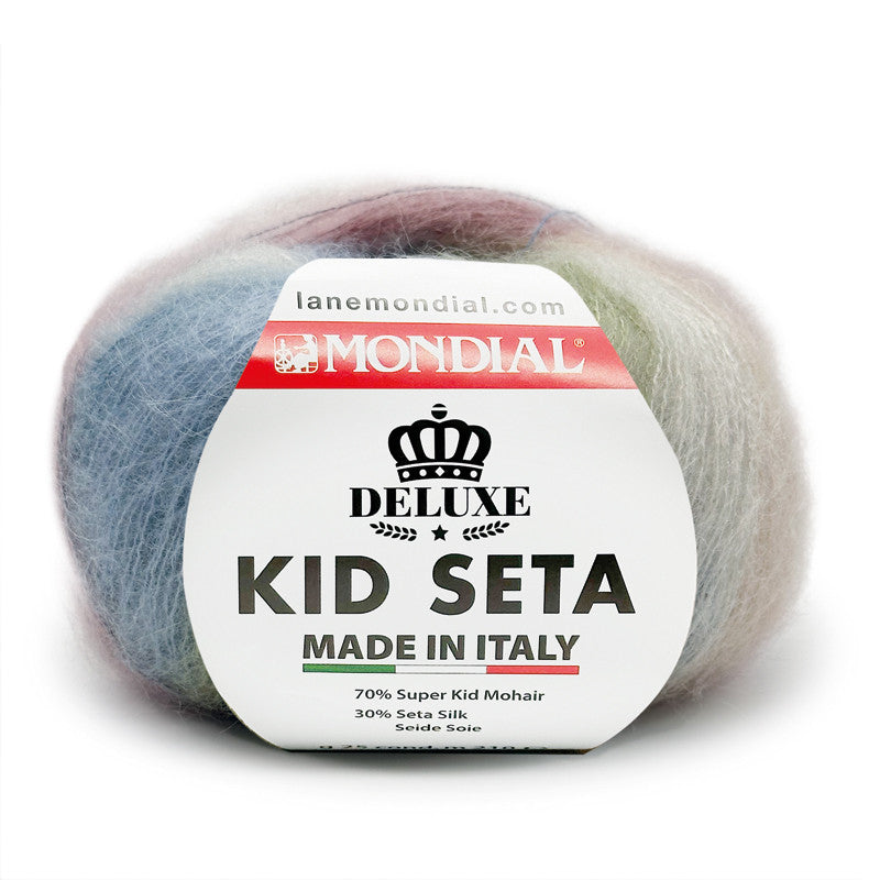 Kid seta 191 mørkegrøn/lys blå/koks