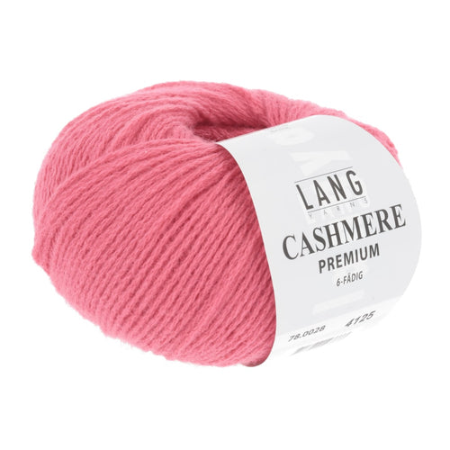 Lang Yarns Cashmere Premium mørk lyserød [0028]