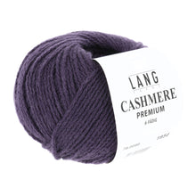 Indlæs billede til gallerivisning Lang Yarns Cashmere Premium mørk lilla [0090]
