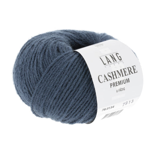 Lang Yarns Cashmere Premium gråblå [0134]