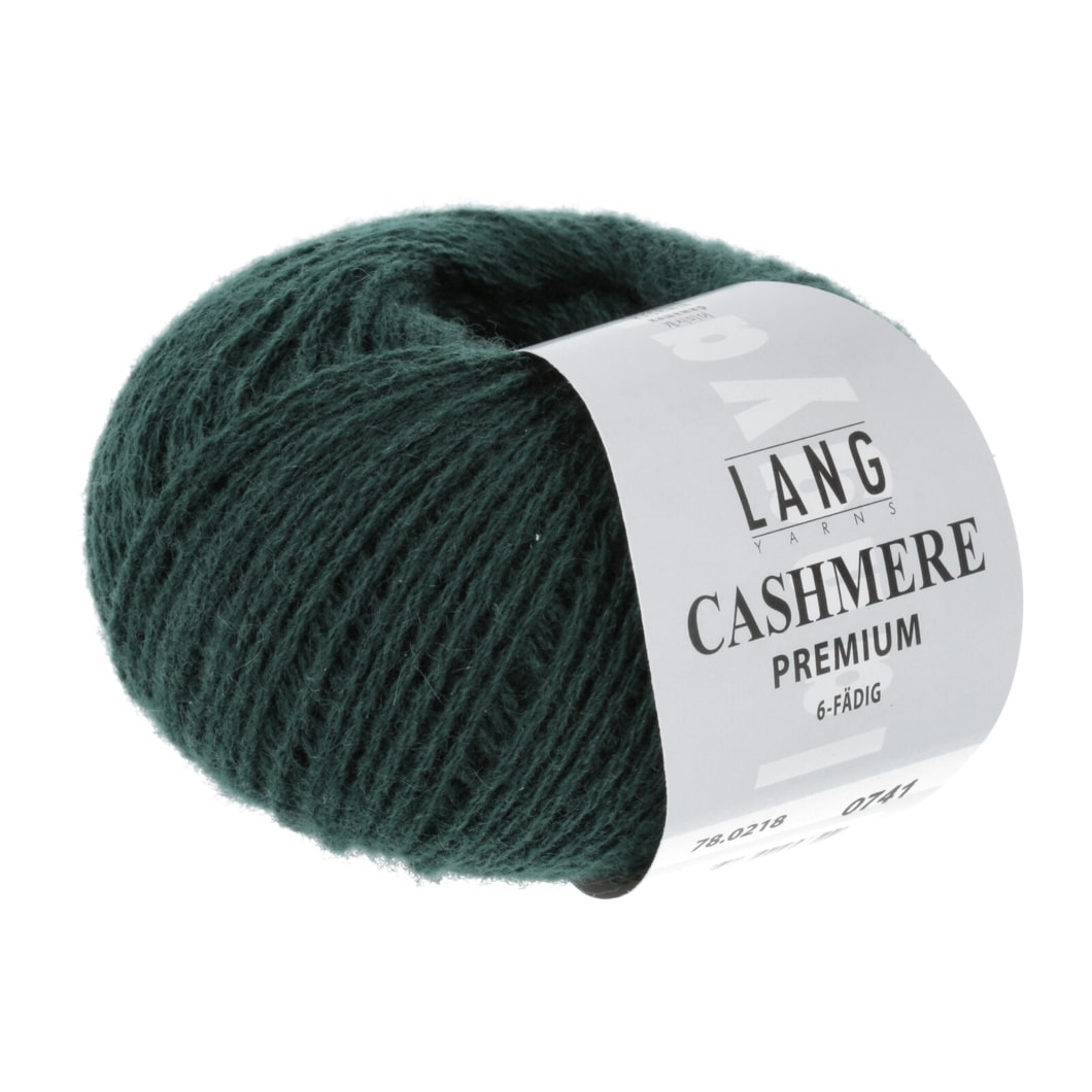 Lang Yarns Cashmere Premium mørk grøn [0218]