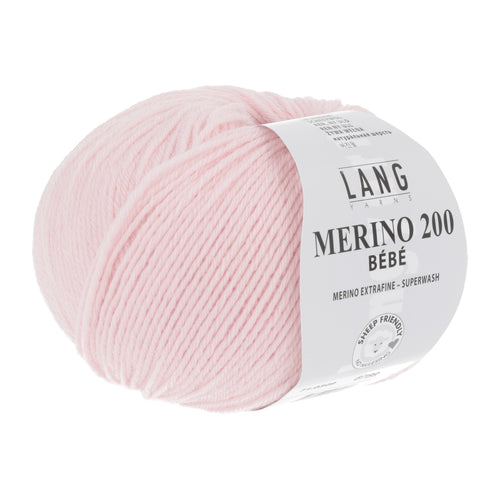 Lang Yarns Merino 200 Bébé lyserød [0309]