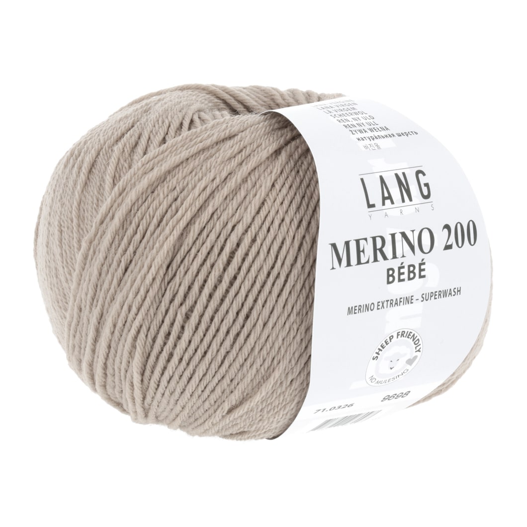 Lang Yarns Merino 200 Bébé lys brun [0326]