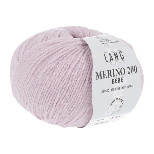 Lang Yarns Merino 200 Bébé lys rosa [0509]