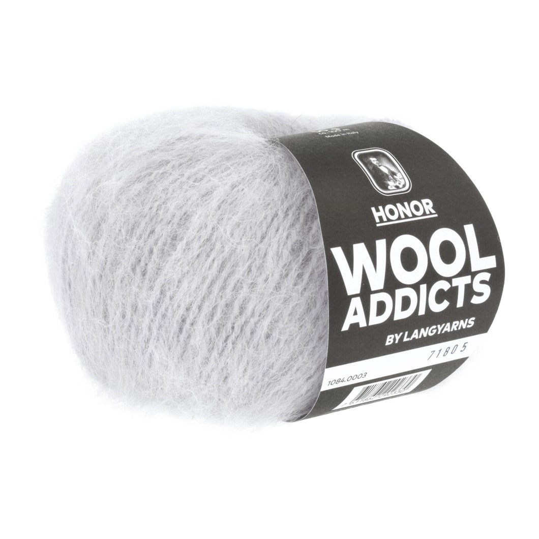 Lang Yarns WoolAddicts Honor lys grå [0003]